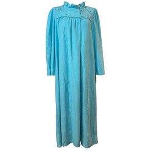 Shadowline Vintage NWT 1985 Womens Long Velour Robe/Nightgown/House Dress size S
